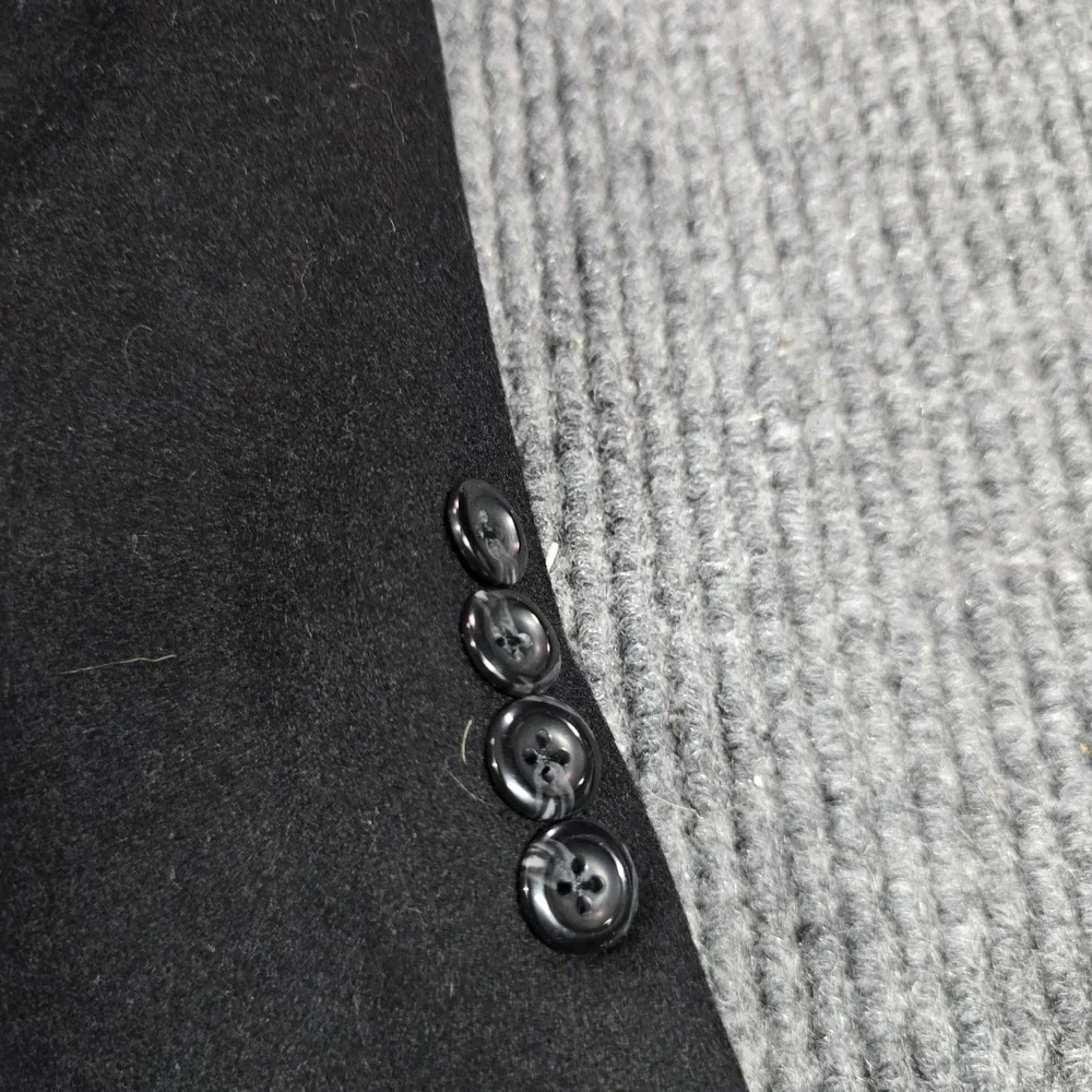 Jos. A. Bank Gordon Blazer‎ Mens 44 Black Cashmere Lined Single-Breasted Coat